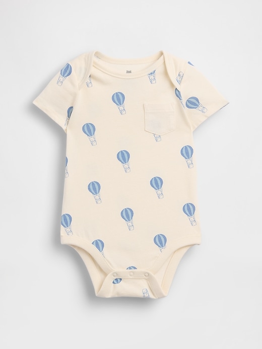 Image number 1 showing, Baby Organic Cotton Print Bodysuit