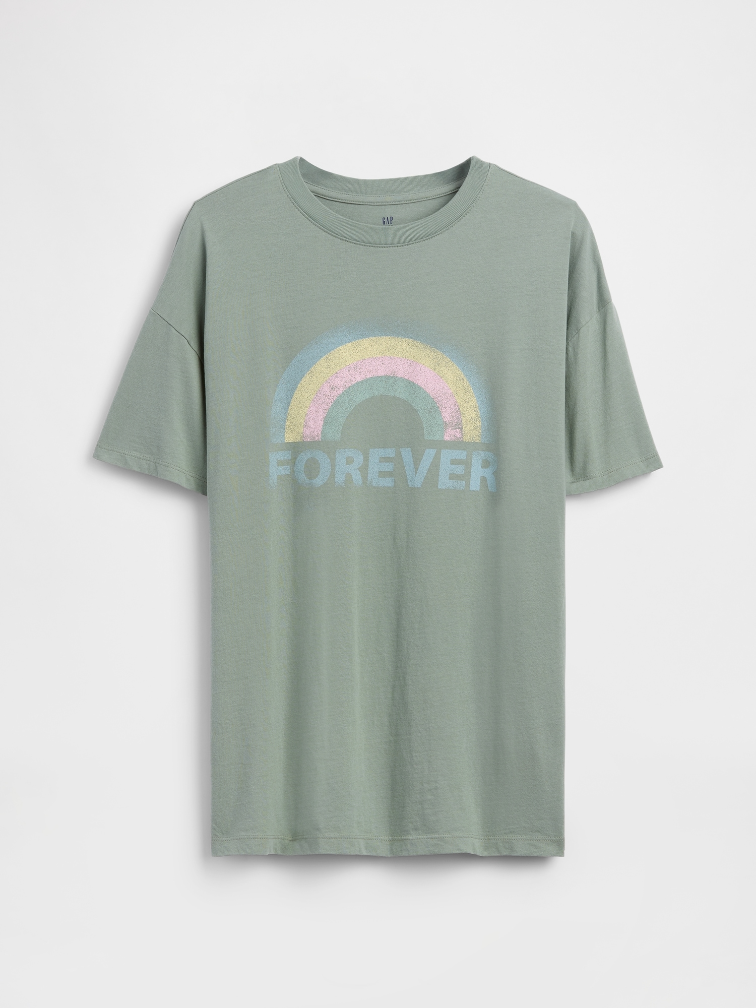 Kids Oversized Tunic Graphic T-Shirt