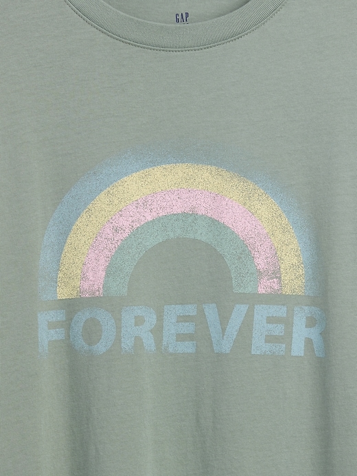Image number 4 showing, Kids Oversized Tunic Graphic T-Shirt