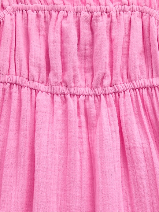 Image number 5 showing, Kids Cotton Gauze Midi Dress