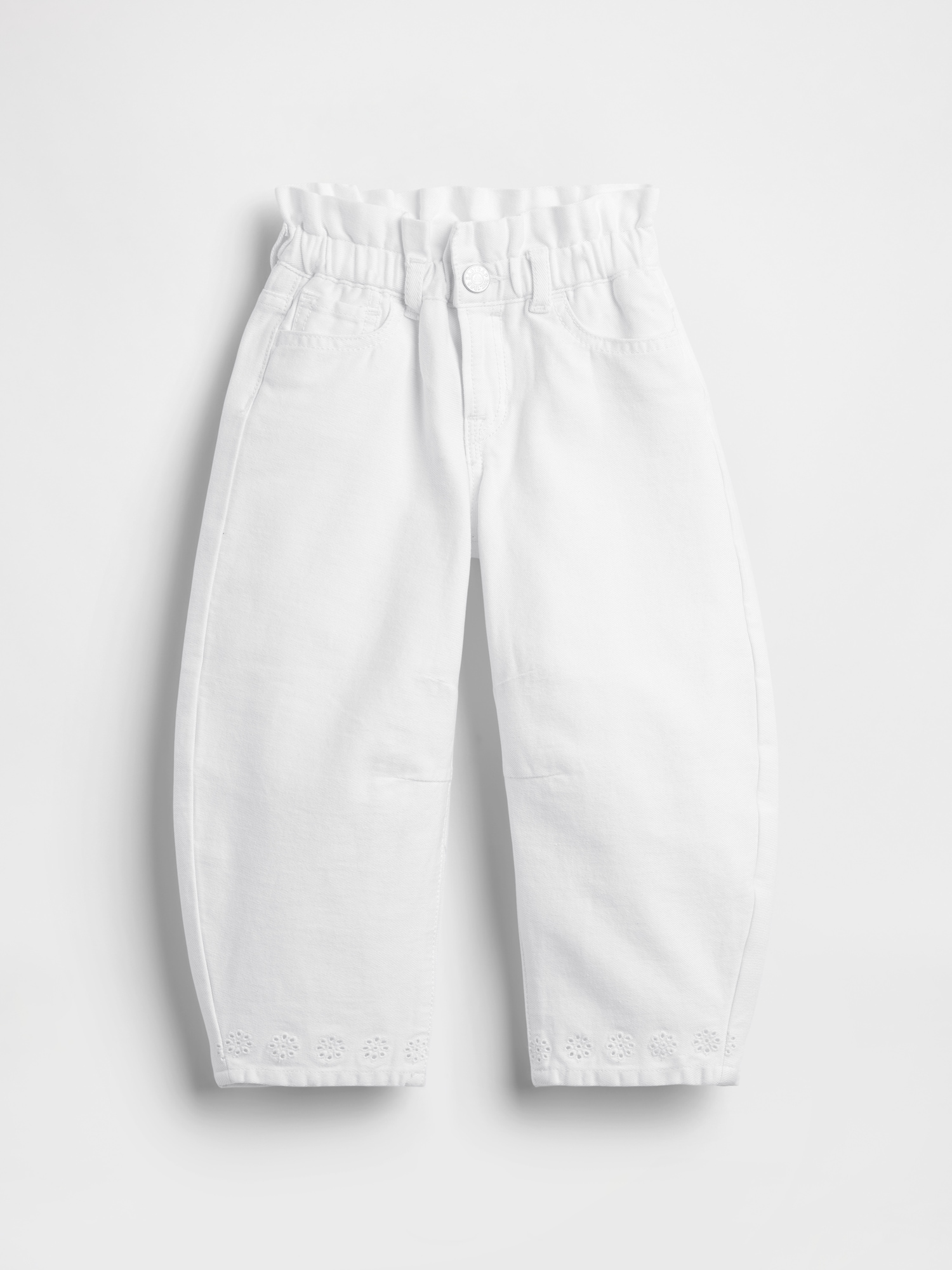 Baby & Toddler Eyelet-Hem Horseshoe Jeans
