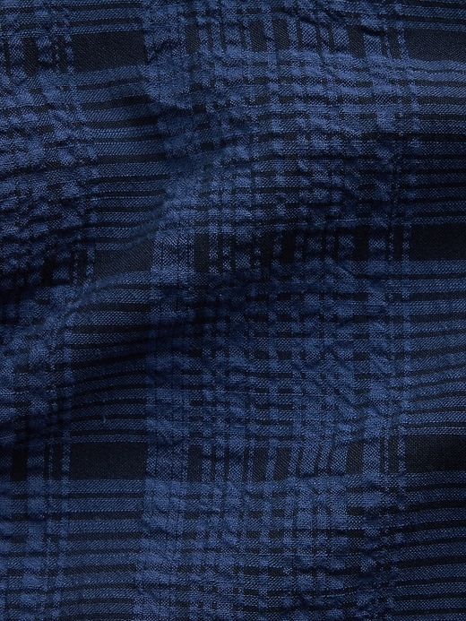 Image number 4 showing, Relaxed Straight-Hem Seersucker Shirt
