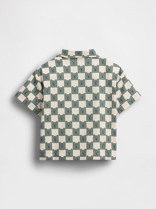 Image number 3 showing, Baby & Toddler Organic Cotton Poplin Print Shirt