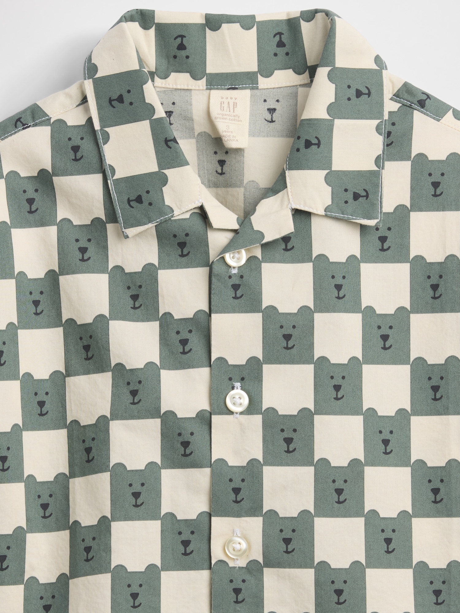 Baby & Toddler Organic Cotton Poplin Print Shirt
