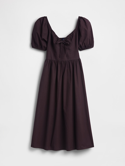 Image number 5 showing, Puff-Sleeve Corset Maxi Dress