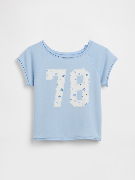 Image number 2 showing, Kids VintageSoft Terry Raglan Graphic Sweatshirt
