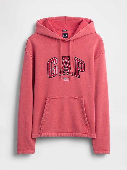 Image number 5 showing, VintageSoft Oversized Americana Logo Hoodie