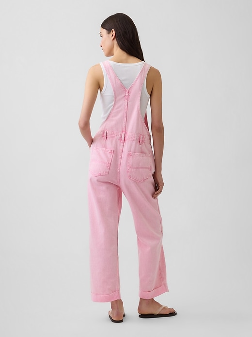 Image number 2 showing, Relaxed Denim Overalls