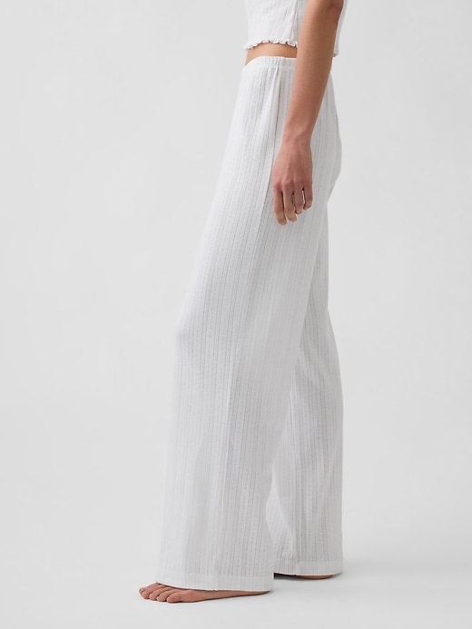 Image number 3 showing, Pointelle PJ Pants