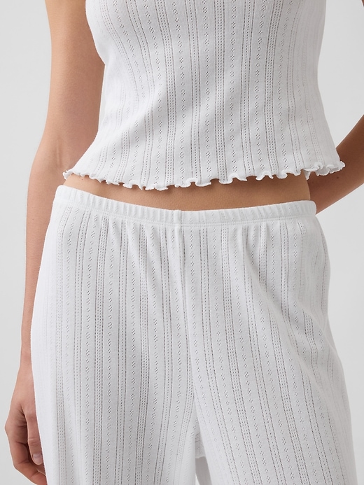Image number 5 showing, Pointelle PJ Pants