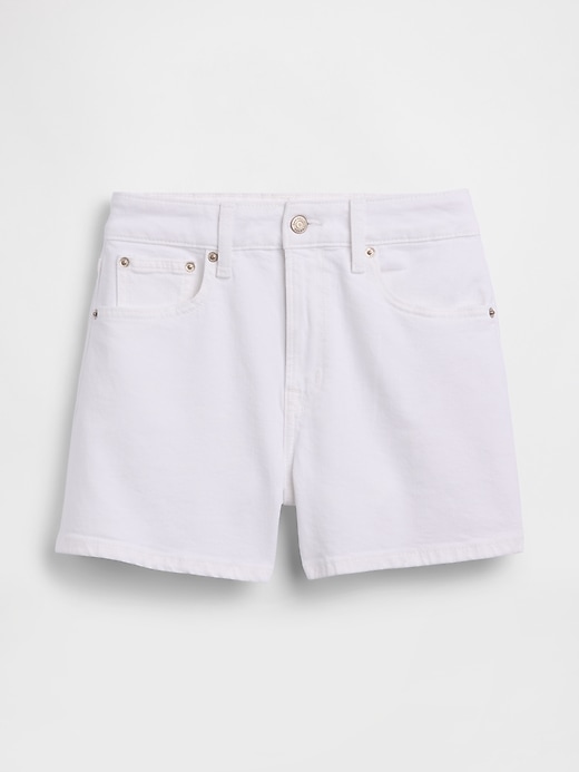 Image number 2 showing, 3.5" High Rise Denim Shorts