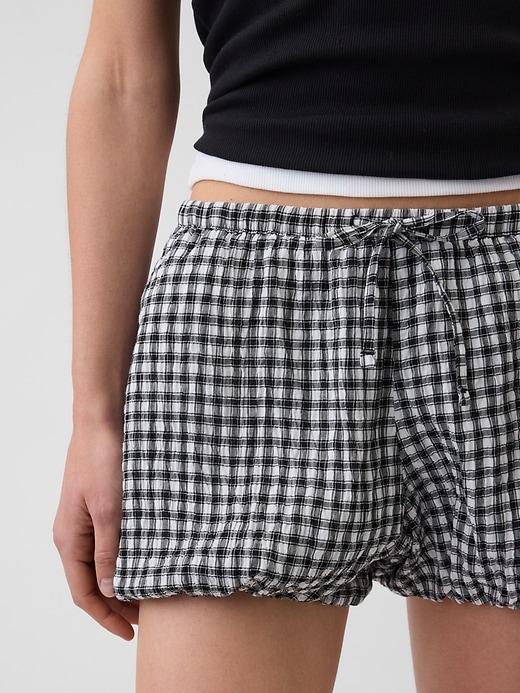Image number 6 showing, Gingham Easy Bubble Shorts