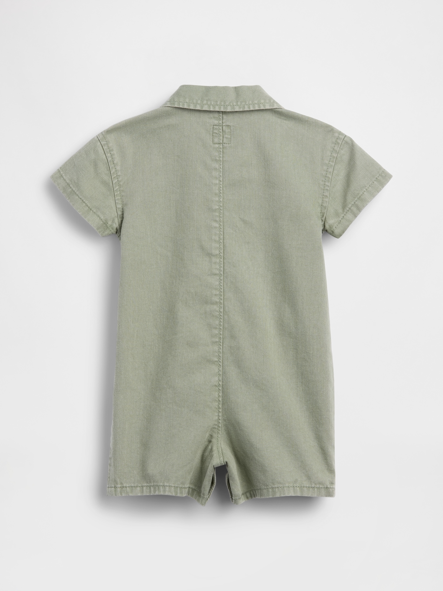 Baby Denim Pocket Shorty One-Piece