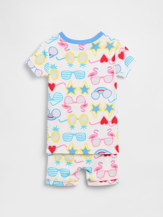 Image number 2 showing, Baby & Toddler Organic Brushed Cotton Sunglasses PJ Short Set