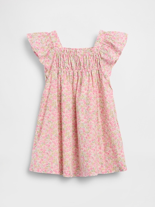Image number 3 showing, Baby & Toddler Flutter-Sleeve Floral Dress
