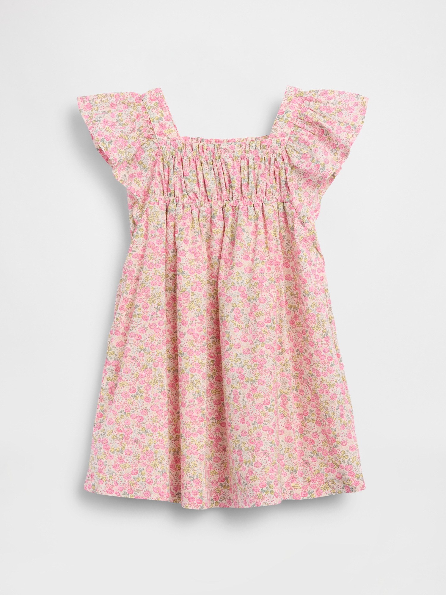 Детские платья Gap Baby & Toddler Flutter-Sleeve Floral Dress — фото 3