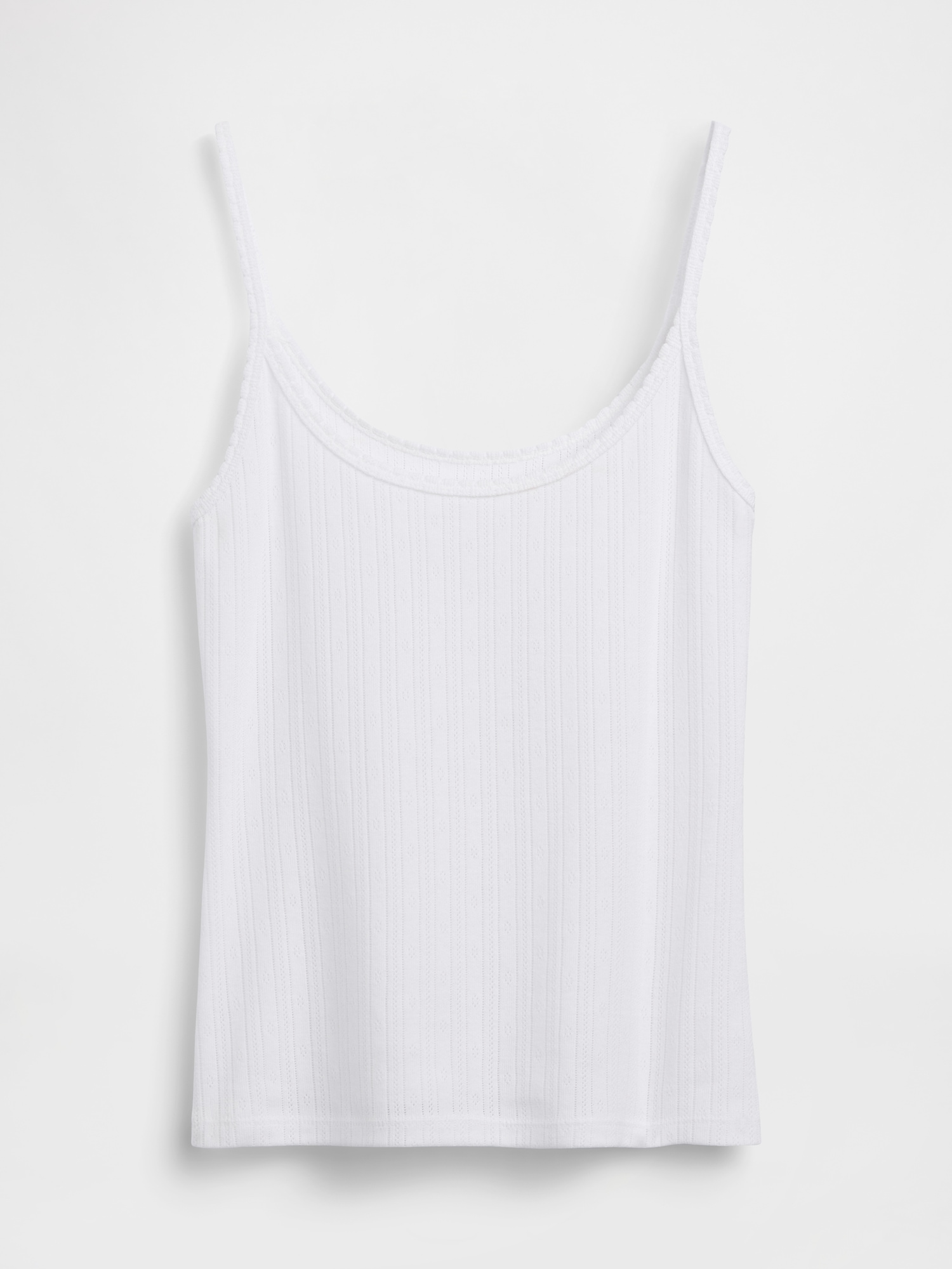 Pointelle Crop Cami