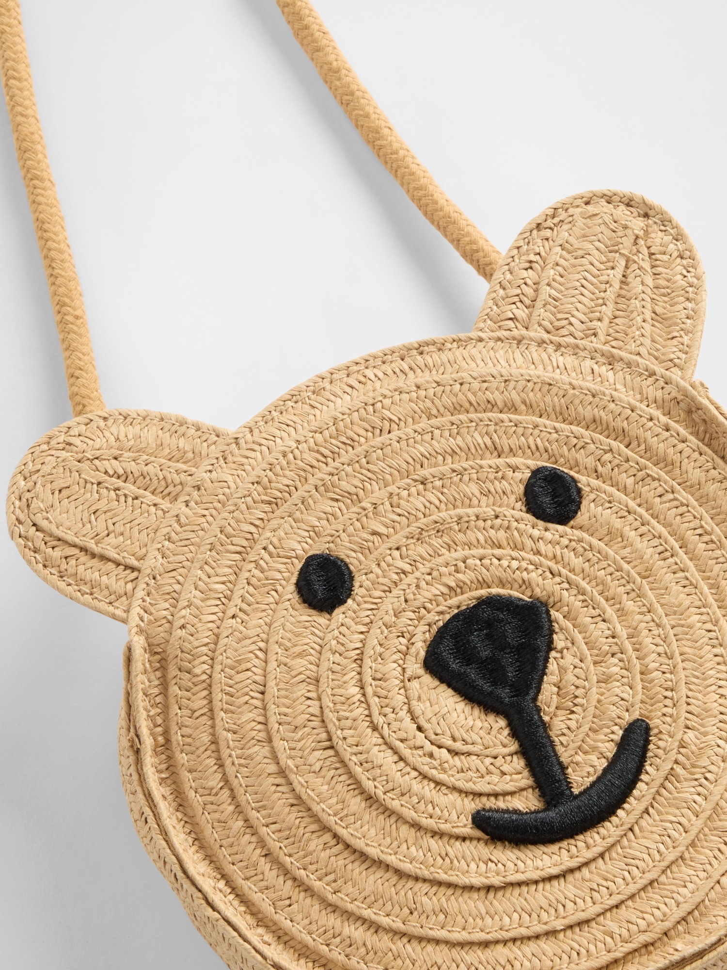 Сумка Gap Brannan Bear Straw для малышей, цвет: Натуральный бежевый — фото 3