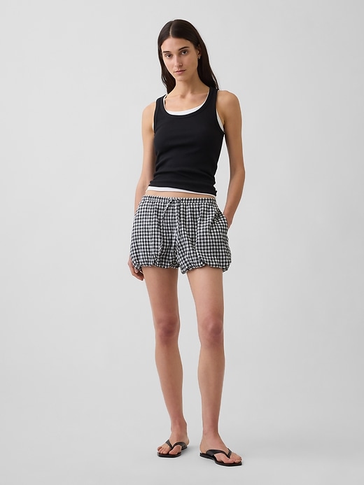 Image number 1 showing, Gingham Easy Bubble Shorts