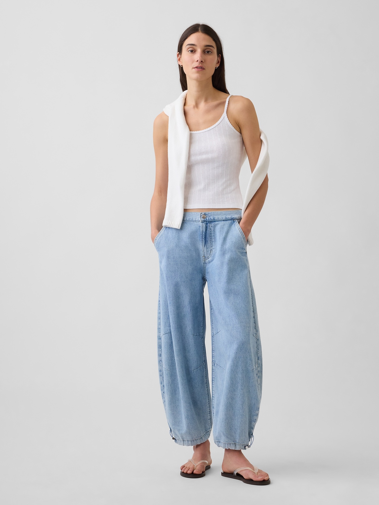 Женские джинсы Gap Mid Rise UltraSoft Horseshoe Jeans
