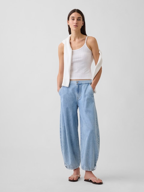 Mid Rise UltraSoft Horseshoe Jeans