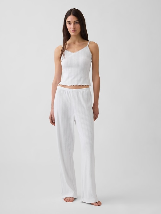 Image number 1 showing, Pointelle PJ Pants