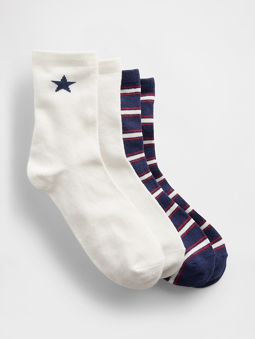 Kids Star Crew Socks (2-Pack) from GAP - $7