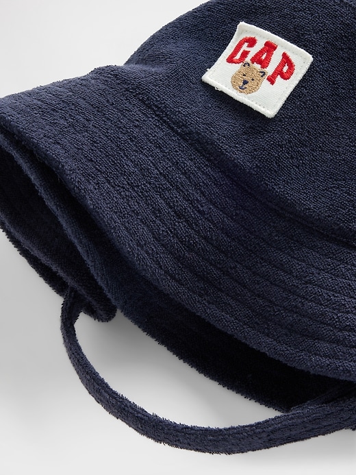 Image number 1 showing, Baby & Toddler Towel Terry Brannan Bear Logo Bucket Hat