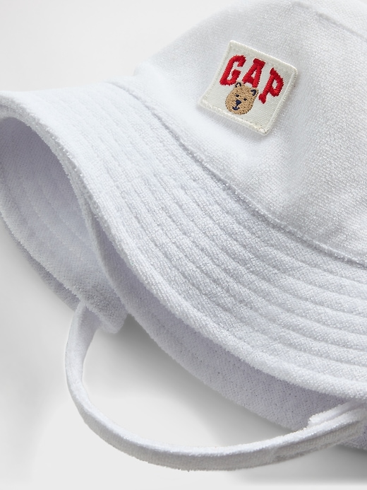 Image number 1 showing, Baby & Toddler Towel Terry Brannan Bear Logo Bucket Hat