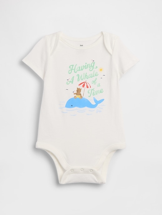 Image number 1 showing, Baby First Favorites Organic Cotton Graphic Bodysuit