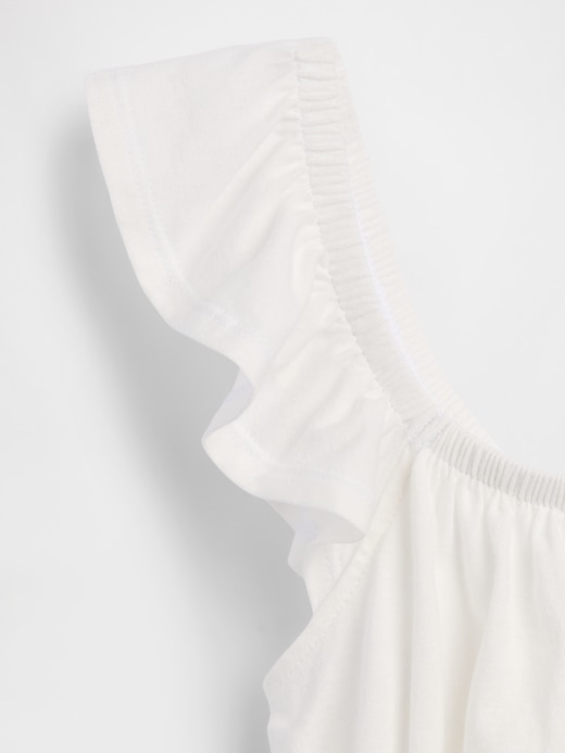 Image number 4 showing, Kids Flutter-Sleeve Smocked Peplum Top