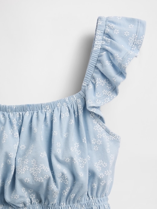 Image number 4 showing, Kids Flutter-Sleeve Smocked Peplum Top