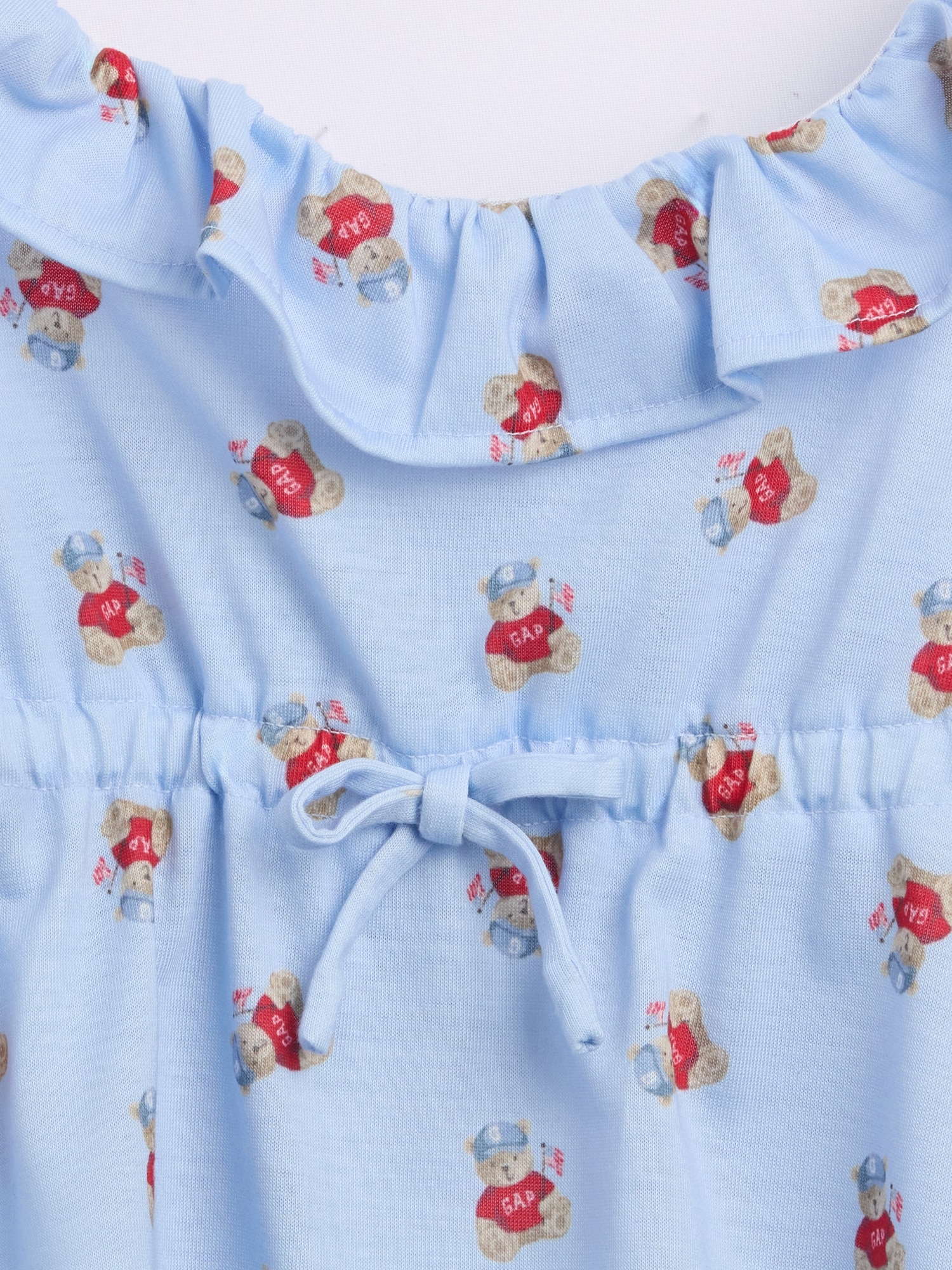 Kids Recycled PJ Ruffle Cami Short Set