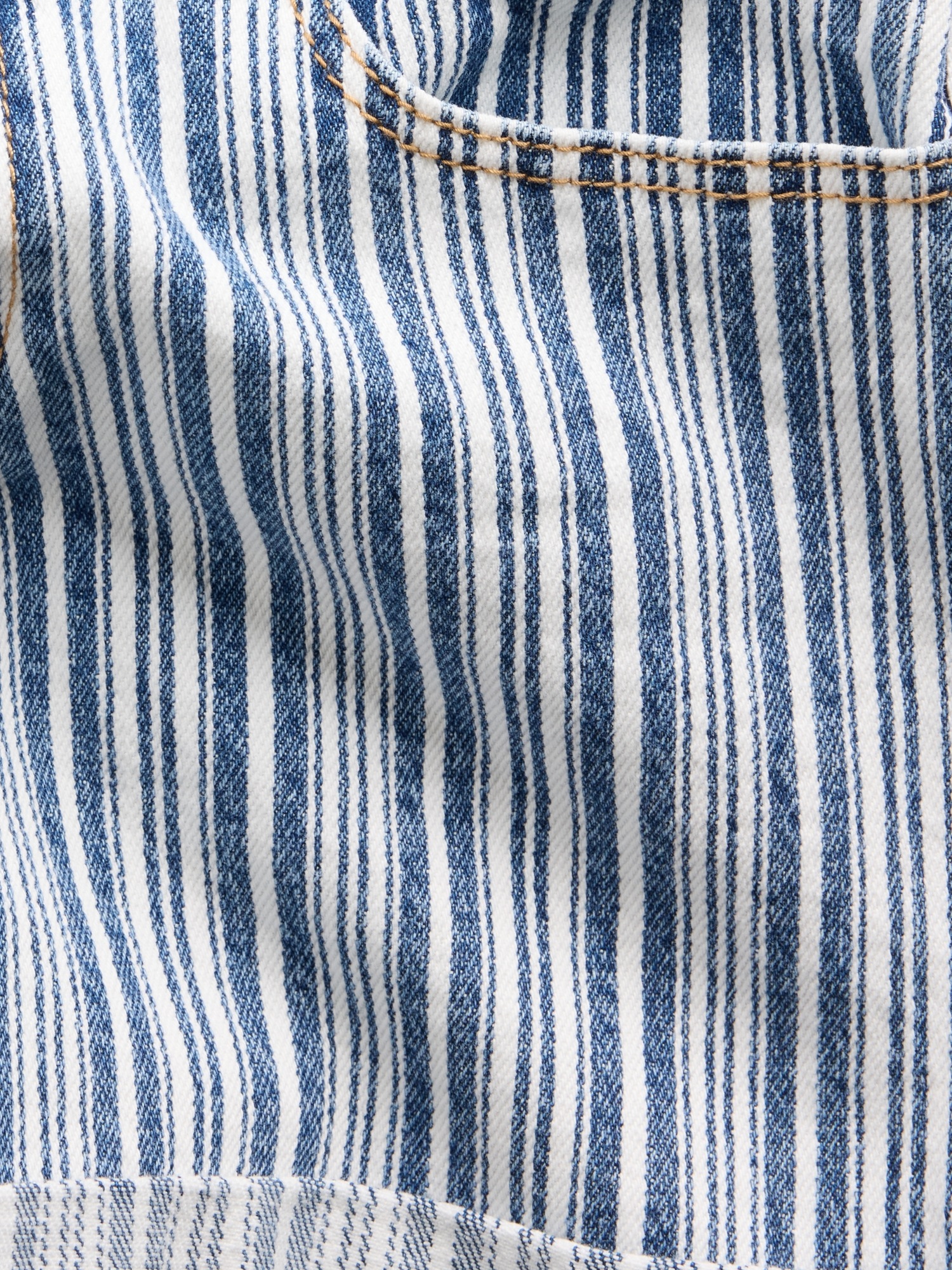 Детские шорты Gap Kids Denim Stripe Midi Shorts — фото 6