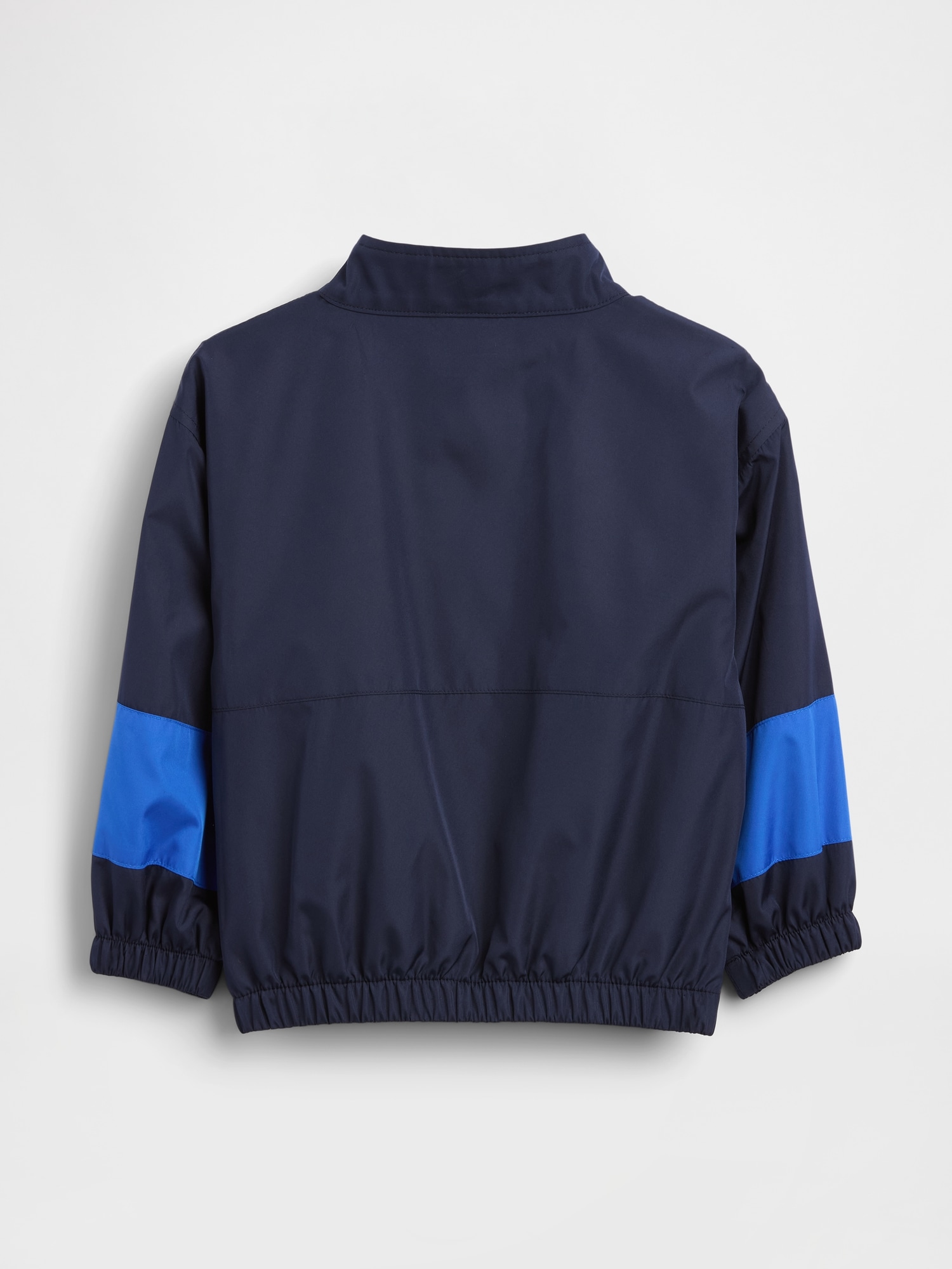 Куртка Gap Recycled Colorblock Windbreaker Jacket для малышей, цвет: Тёмный Ночной — фото 2