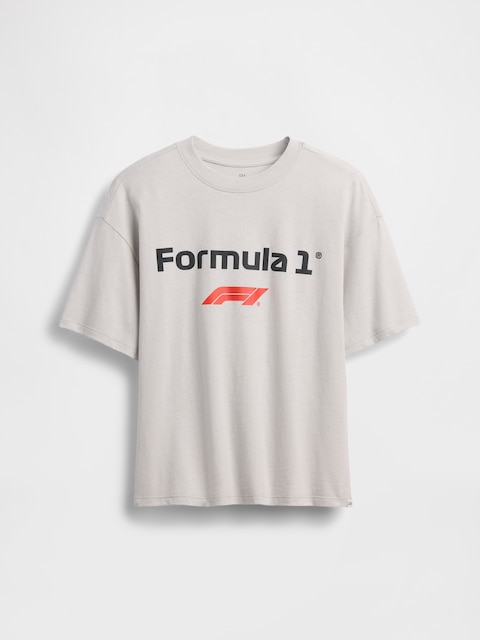 Kids Formula 1 Oversized Graphic T-Shirt