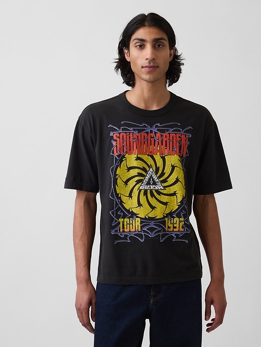 Image number 1 showing, Soundgarden Heavyweight Crop Graphic T-Shirt