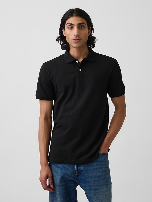 Image number 1 showing, Pique Polo Shirt