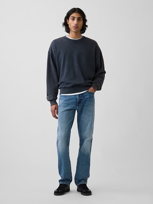 Image number 1 showing, Relaxed Straight Jeans