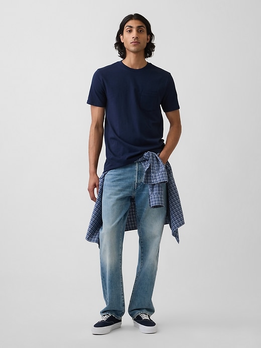 Image number 3 showing, Adult Organic Cotton Pocket T-Shirt