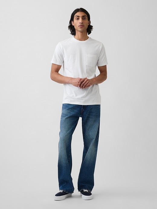 Image number 2 showing, Adult Organic Cotton Pocket T-Shirt