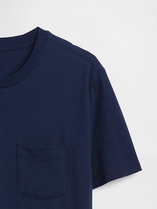 Image number 6 showing, Adult Organic Cotton Pocket T-Shirt