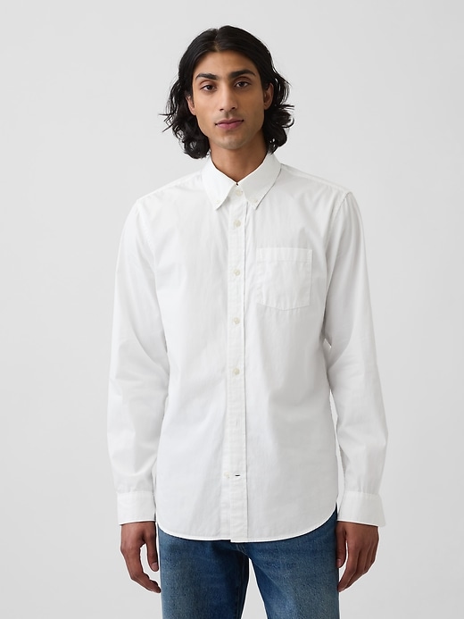 Image number 1 showing, Organic Cotton Poplin Classic Shirt