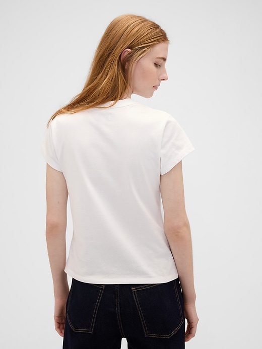 Image number 3 showing, Gap × Victoria Beckham Organic Cotton Logo T-Shirt