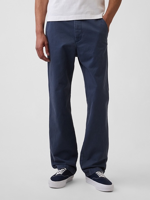 Image number 5 showing, Heavyweight Twill Relaxed Straight Khakis