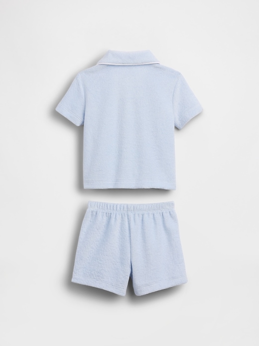 Image number 2 showing, Baby Towel Terry Outfit Set