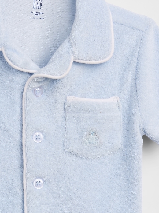 Image number 3 showing, Baby Towel Terry Outfit Set