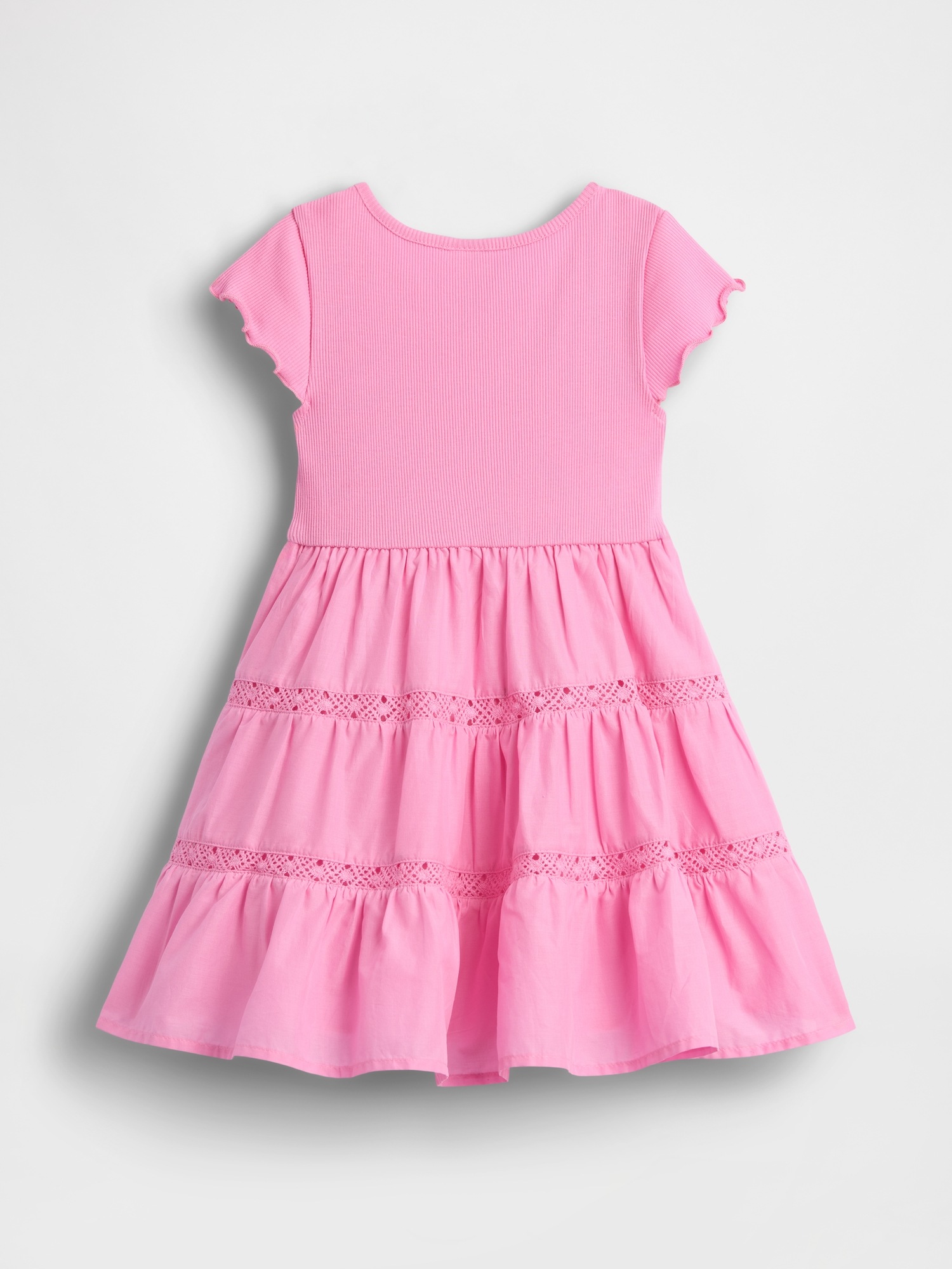 Детские платья Gap Baby & Toddler Tiered Lace-Trim Dress — фото 3