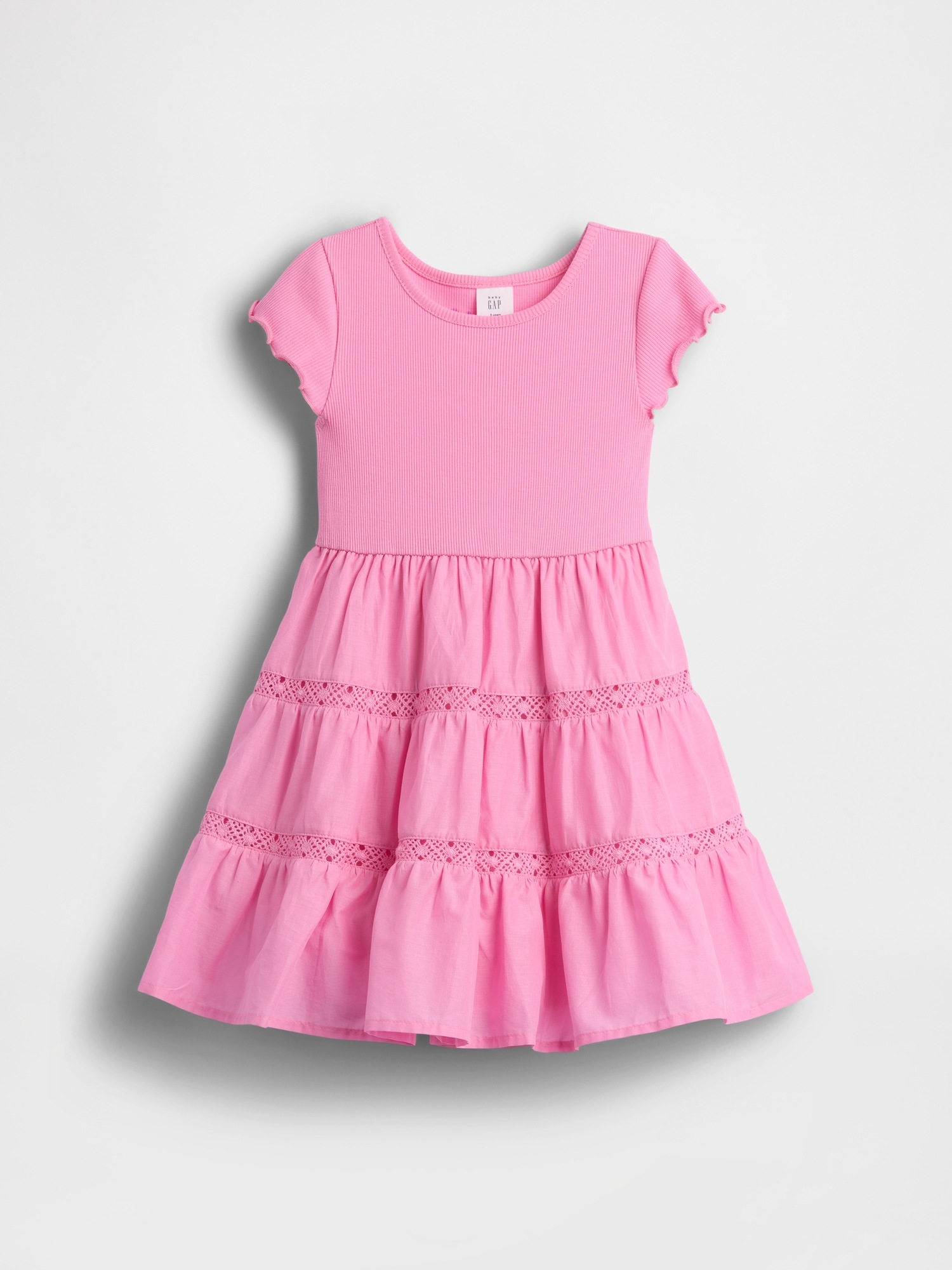 Детские платья Gap Baby & Toddler Tiered Lace-Trim Dress — фото 2