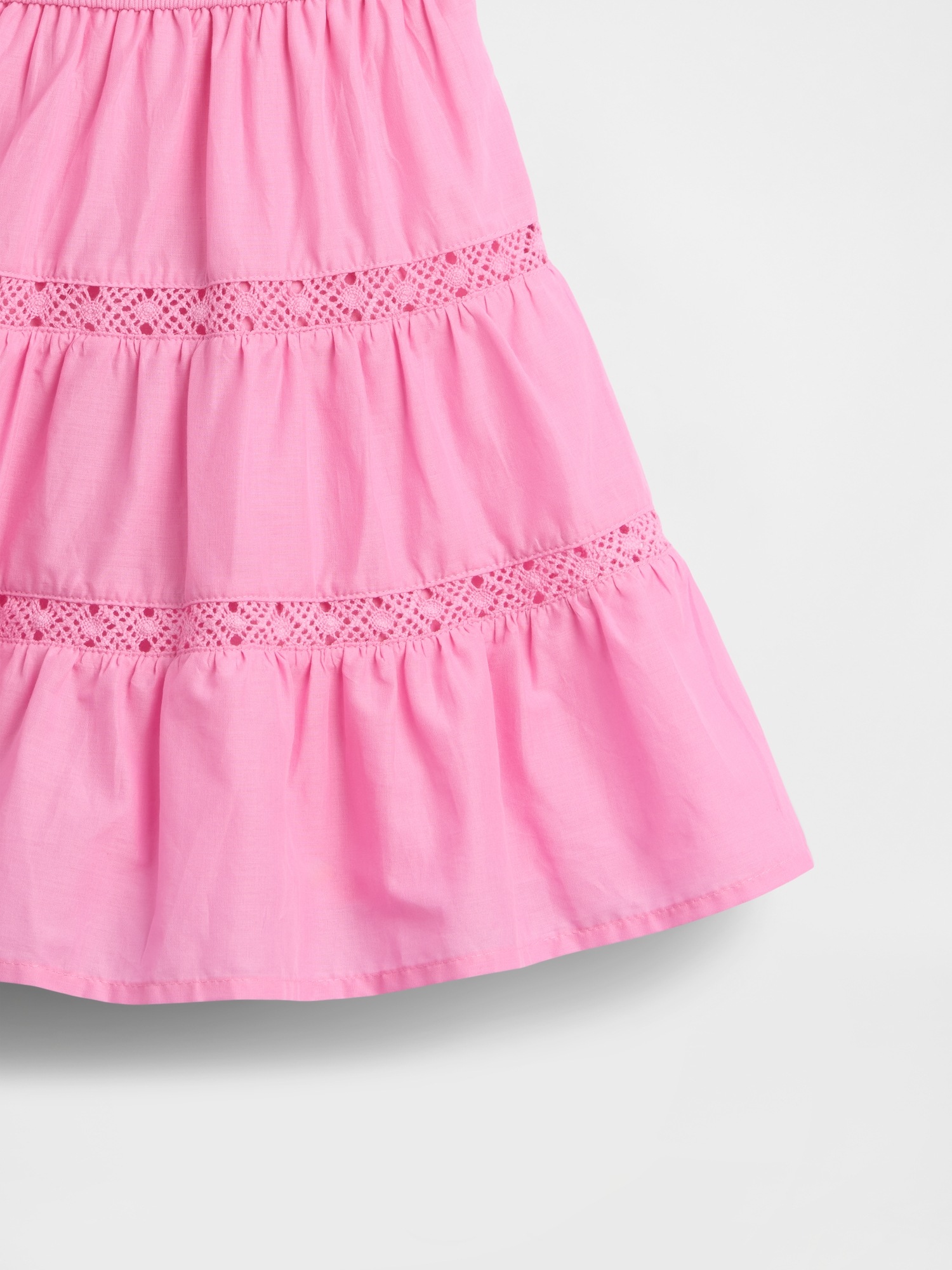 Детские платья Gap Baby & Toddler Tiered Lace-Trim Dress — фото 4